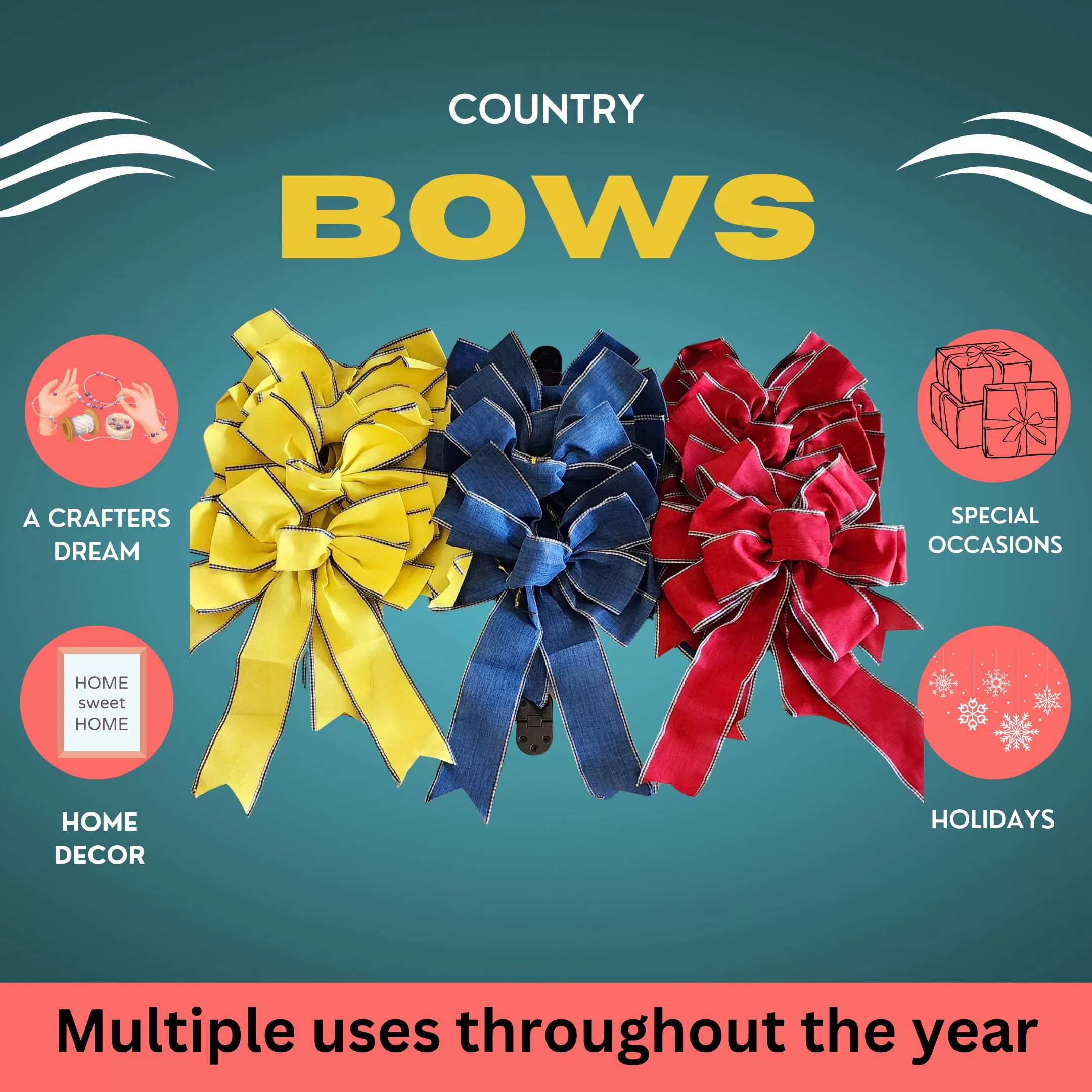 country bows